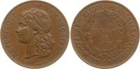 Frankreich, 3. Republik, Paris Bronzemedaille v. Barre, auf die Weltausstellung und 100 jähriges Jubiläum der frz. Revolution -