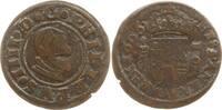 Spanien, Königreich 16 Maravedis Philipp IV., 1621 - 1665, Coruna -