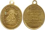 Wallfahrt Vergoldete hochovale Bronzemedaille Rs.: Uraltes Gnadenbild verehrt zu Rom in der Kirche des h. Alphonsus -