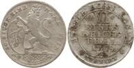 Hessen - Kassel 1/6 Taler Friedrich II., 1760 - 1785, 26 Schuppen am Podest -