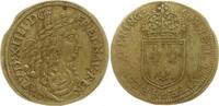 Nürnberg, Stadt Messing - Rechenpfennig von Meister Cornelius Lauffer, 1658 - 1711, auf Ludwig XIV. von Frankreich -