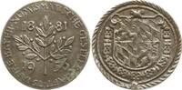 Bayern, Stadt München Silbergussmedaille v. Bernhardt, a.d75-jährige Jubiläum der Bayerischen Numismatischen Gesellschaft -