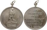 Königreich Bayern, Stadt Straubing Tragbare versilberte Bronzemedaille Auf die Denkmalsenthüllung in Eggmühl -