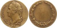 Deutschland, Kaiserreich Bronzemedaille v. Mayer & Wilhelm, Stuttgart, Kopf Goethe n.l. / Lorbeerkranz ohne Inschrift -