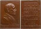 Dänemark, Königreich Bronzeplakette von Hans Peter Sophus Lindahl, 1849-1935, auf Theodor Marius Werner, 1831-1902 -
