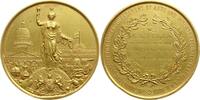 Großbritannien, Königreich, London, Stadt Große vergoldete Bronzemedaille v. Desaide Roquelay, Preismedaille verliehen an Anatole Demidoff di San Donato -