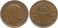 Dänemark, Königreich 1 Rigsbankskilling Frederik VII., 1848 - 1863 -