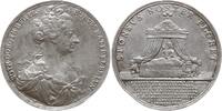 Brandenburg-Preußen Zinngussmedaille v. Christian Wermuth, Sophie Dorothea v. Braunschweig - Lüneburg im Wochenbett -