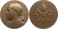 Vatikan Große Bronzemedaille Pius XII., 1939-1958, v. Hartig, Münzamt Wien, auf das Heilige Jahr -