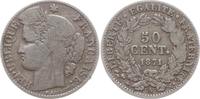 Frankreich, 3. Republik 50 Centimes Typ Cérès, Paris -