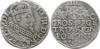 Polen, Königreich 3 Gröscher Sigismund III., 1587 - 1632, Krakau -