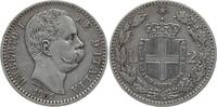 Italien, Königreich 2 Lire Umberto I., 1878 - 1900 -
