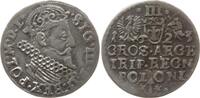 Polen, Königreich 3 Gröscher Sigismund III., 1587 - 1632, Krakau -