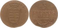 Sachsen-Coburg-Saalfeld, Herzogtum 3 Pfennig Ernst, 1806 - 1826 -
