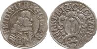 Brandenburg-Preußen 1/24 Taler (Groschen) Friedrich Wilhelm, 1640 - 1688, Halberstadt -