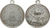 Bayern, Königreich, Oberbayern Tragbare Zinnmedaille Stadt Miesbach, zur Erinnerung an das Volksfest am 24.-26. Mai 1891 -