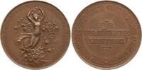 Königreich Sachsen Bronzemedaille Albert, 1873-1902, Gartenbauausstellung in Leipzig, Prämie für Aussteller -