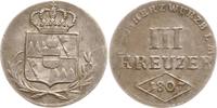 Würzburg, Großherzogtum 3 Kreuzer Ferdinand von Österreich, 1806 - 1814 -