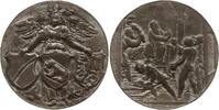 Schweiz-Genf Versilberte Bronzegussmedaille auf die Erneuerung des Vertrag (Combourgeoisie) zwischen Zürich, Bern und Genf -