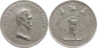 Russland Zinnmedaille Alexander II., 1855 - 1881, auf die Abschaffung der Leibeigenschaft -