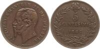 Italien, Königreich 5 Centesimi Vittorio Emanuele II., 1861 - 1878, Neapel -