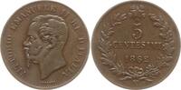 Italien, Königreich 5 Centesimi Vittorio Emanuele II., 1861 - 1878, Neapel -