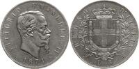 Italien, Königreich 5 Lire Vittorio Emanuele II., 1861 - 1878, Mailand -