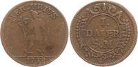 Schweden, Königreich Cu Notdaler Karl XII., 1697 - 1718, Emission zur Kriegsfinanzierung von Görtz, Mercurius -