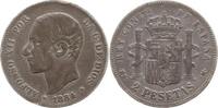 Spanien, Königreich 2 Pesetas Alfonso XII., 1874 - 1885 -