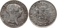 Spanien, Königreich 4 Reales Isabel II., 1833 - 1868, Sevilla -