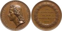 Württemberg, Königreich Bronzemedaille v. Kullrich, 100. Geburtstag Friedrich von Schiller, 1759 - 1805 -