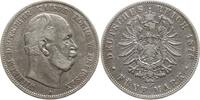 Kaiserreich Deutschland, Königreich Preußen 5 Mark Wilhelm I., 1861 - 1888 -