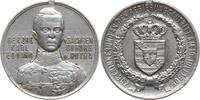 Sachsen-Coburg-Gotha Aluminiummedaille Carl Eduard, 1905 - 1918, auf seinen Regierungsantritt -