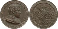 Brandenburg-Preußen Eisengussmedaille Friedrich Wilhelm IV., 1840 - 1861, von Cossmann, Huldigung in Berlin -
