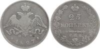 Russland, Kaiserreich 25 Kopeken Nikolaus I., 1825 - 1855, St. Petersburg -