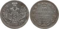Russland 10 Kopeken Nikolaus I., 1825 - 1855, St. Petersburg -
