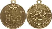München, Stadt Tragbare Messingmedaille auf das 800. Stadtjubiläum -