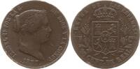 Spanien, Königreich 25 Centimos de Real Isabel II., 1833 - 1868, Sergovia -