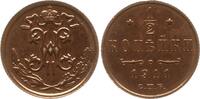 1/2 Kopeke 1911 Russland Nikolaus II., 1894 - 1917, St. Petersburg Vorzüglich, etwas gereinigt