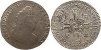 Frankreich, Königreich 1/2 Ecu aux 8 L, buste du type aux palmes Ludwig XIV., 1643 - 1715, Reims, réformation -