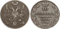 Russland 10 Kopeken Nikolaus I., 1825 - 1855, St. Petersburg -