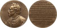 Böhmen Bronzemedaille v. Myslbek, a.d. Kunsthistoriker Miroslav Tyrs (Friedrich Tirsch), 1832 - 1884 -