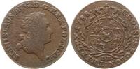 Polen, Königreich Cu Dreigroschen (Trojak) Stanislaus August, 1764 - 1795, Warschau -