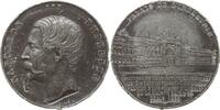 Frankreich, Kaiserreich, Paris, Stadt Zinnmedaille Napoleon III., 1852 - 1870, v. Caqué u. Massonnet, Exposition Universelle -