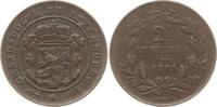 Luxemburg 2 1/2 Centimes Adolph, 1890 - 1905 -