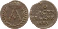 Sachsen-Coburg, Herzogtum Kupfer-Heller Albrecht III., 1680 - 1699 -