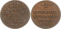Sachsen-Coburg-Saalfeld, Herzogtum Pfennig Ernst Friedrich, 1764 - 1800 -