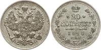 Russland 20 Kopeken Nikolaus II., 1894 - 1917, St. Petersburg -