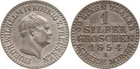 Silbergroschen 1854 A Preußen, Königreich Friedrich Wilhelm IV., 1840 - 1861 Fast vorzüglich