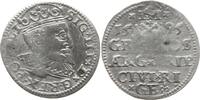 Polen, Königreich 3 Groschen (Dreigröscher , Trojak) Sigismund III., 1587 - 1632, Riga -